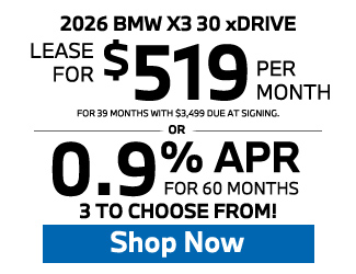 2026 BMW X3 30 xDrive Offer