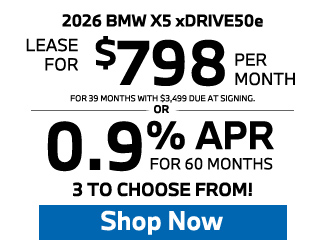 2026 BMW X5 xDrive50e Offer
