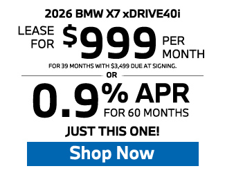 2026 BMW X7 xDrive40i offer
