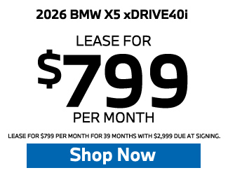 2026 BMW X5 xDrive40i Offer