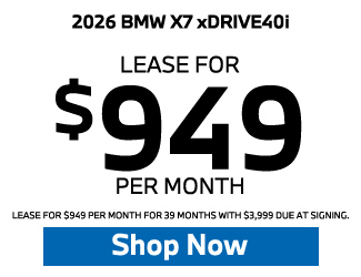 2026 BMW X7 xDrive40i Offer