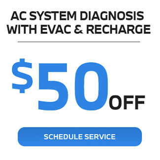 AC system Diagnosis with evac and recharge