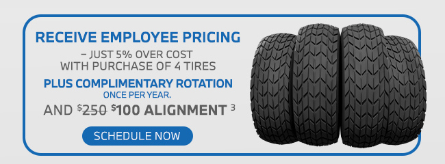 TIRE ALIGNMENT SERVICE EMPLOYEE PRICING