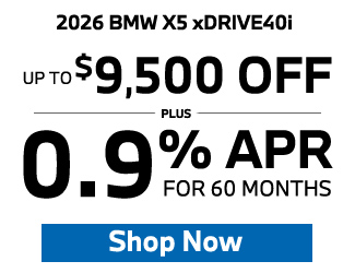 2026 BMW X5 xDRIVE40i Offer