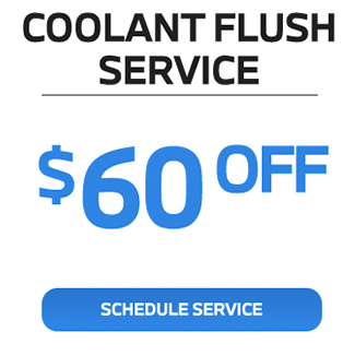 Coolant flush service