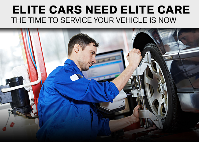 Elite Cars Need Elite Care. Schedule Your Service Now