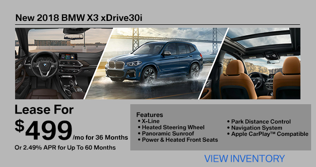 The Amazing 2018 BMW X3 xDrive30i