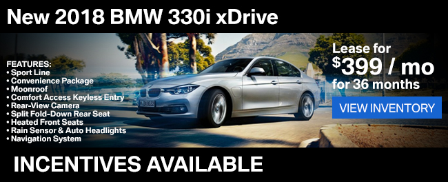 New 2018 BMW 330i xDrive