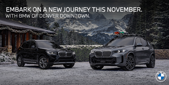 Embark on a new journey this November with BMW of Denver Downtown