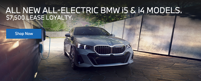 All new all-electric BMW i5 and i4 models