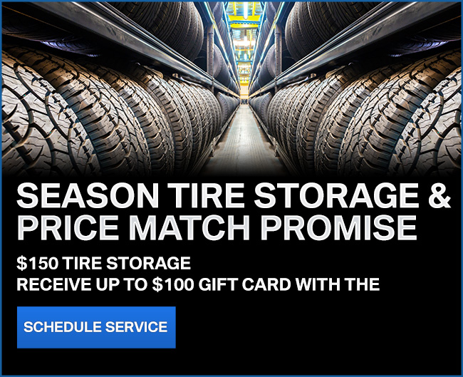 Season Tire Storage & Price Match Promise
