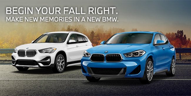 Begin your Fall Right make new memories in a new BMW