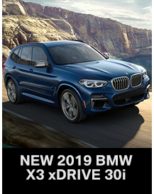New 2019 BMW X3