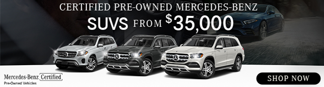  Certified pre-owned Mercedes-Benz SUVs from $40,000