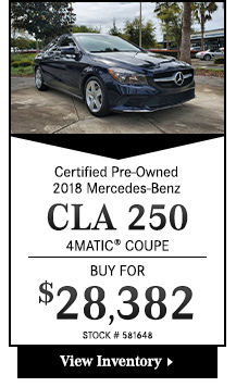 Certified Pre-Owned 2018 Mercedes-Benz CLA 250 4MATIC® Coupe