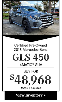 Certified Pre-Owned 2018 Mercedes-Benz GLS 450 4MATIC® SUV