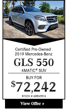 Certified Pre-Owned 2019 Mercedes-Benz GLS 550 4MATIC® SUV 