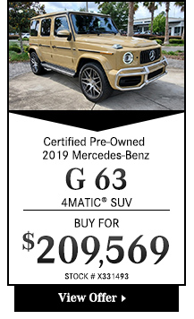 Certified Pre-Owned 2019 Mercedes-Benz G-Class AMG® G 63 SUV 4MATIC® SUV 