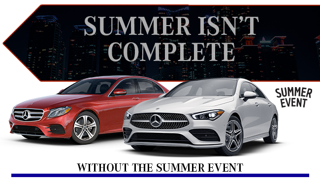 Let A New Mercedes-Benz Take You Through Summer