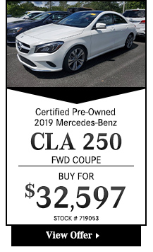 Certified Pre-Owned 2019 Mercedes-Benz cla 250 fwd coupe