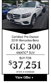 Certified Pre-Owned 2018 Mercedes-Benz GLC 300 4matic SUV