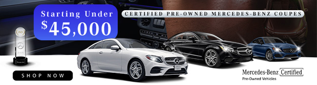 Certified pre-owned Mercedes-Benz Coupes From $35,000