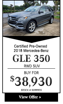 Certified Pre-Owned 2018 Mercedes-Benz GLE GLE 350 RWD SUV