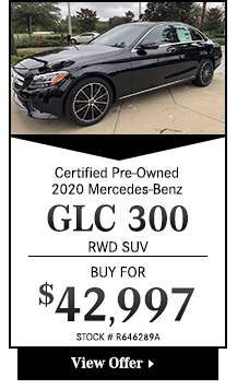 Certified Pre-Owned 2020 Mercedes-Benz GLC GLC 300 RWD SUV