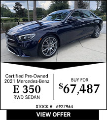 Mercedes-Benz E 350 $67,487
