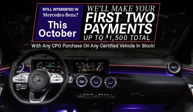 This October,We'll Make Your First Two Payments Up To $1,500