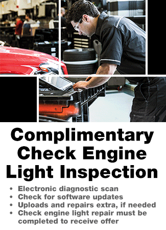 Complimentary Check Engine Light Inspection