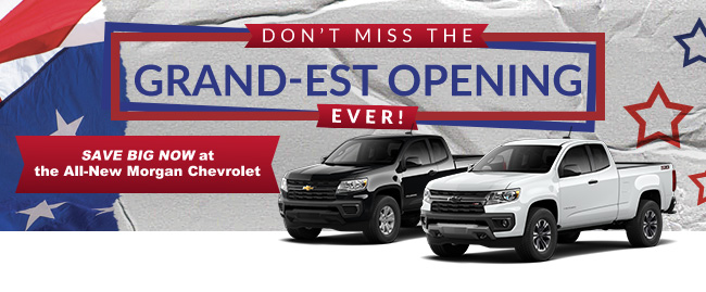 Promotional offer from Morgan Chevrolet