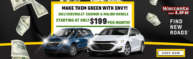 special offer on Chevrolet