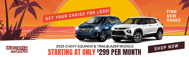 special offer on Chevrolet