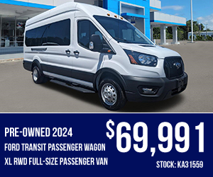 Pre-Owned 2024 Ford Transit Passnger Wagon XL RWD Full-Size Passenger Van