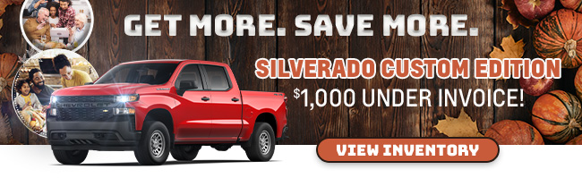 Get More. Save More. Vehicle offer