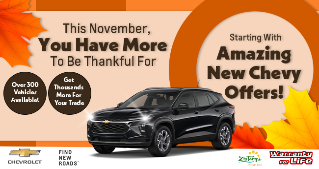 This November, You have more to be thankful for.