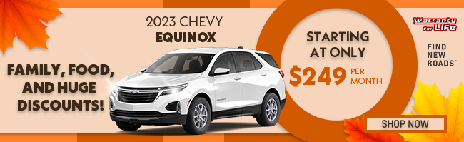 special offer on Chevrolet Equinox