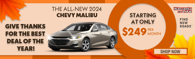 special offer on Chevrolet Malibu