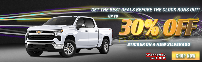 special offer on Chevrolet Silverado