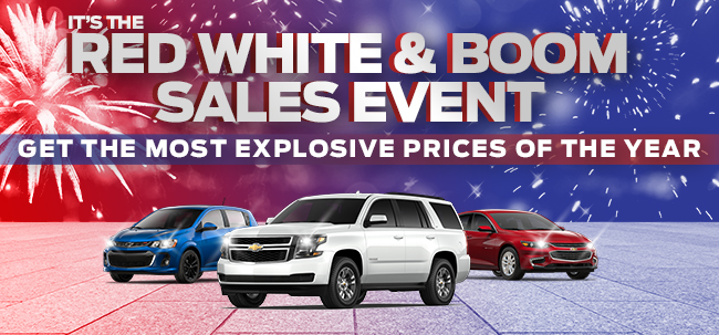 It’s The Red, White And Boom Sales Event