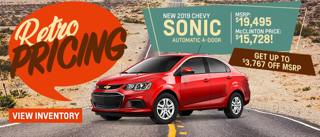 New 2019 Chevrolet Sonic Automatic 4-Door