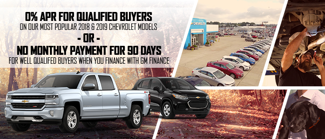 0% APR for Qualified Buyers or No Monthly Payments for 90 Days