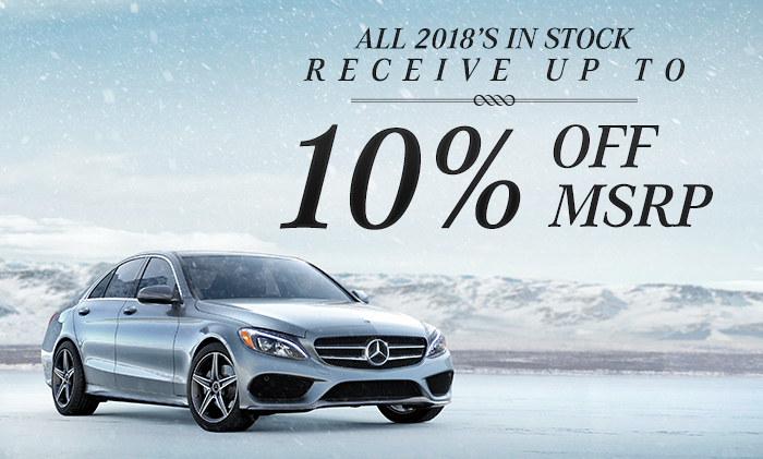All 2018's In Stock Receive Up To 10% Off MSRP!