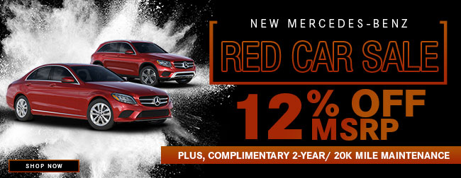 New Mercedes-Benz Red Car Sale