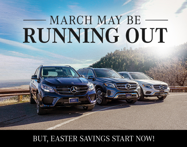 March May Be Running Out. But, There's Still Time For Spring Savings!