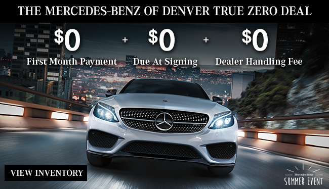 The Mercedes-Benz of Denver True Zero Deal