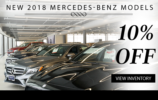 10% Off New 2018 Mercedes-Benz Models