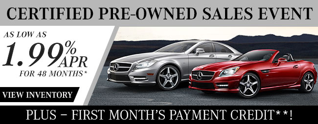 CERTIFIED PRE-OWNED SALES EVENT