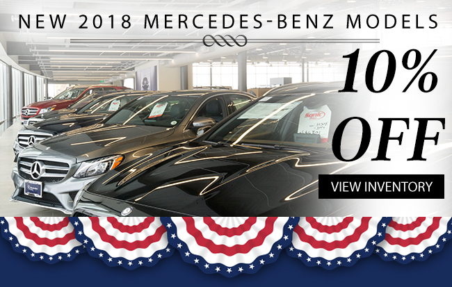 10% Off New 2018 Mercedes-Benz Models